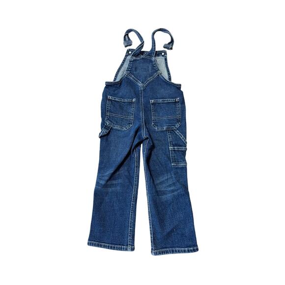 Boys Old Navy Carpenter style Deinm/Jean Overalls size 4T; Adjustable sizing; - Picture 2 of 11